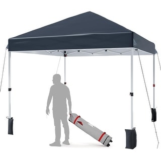 10*10FT Patented Center Locking Canopy Tent, Canopy Tent, Height ...