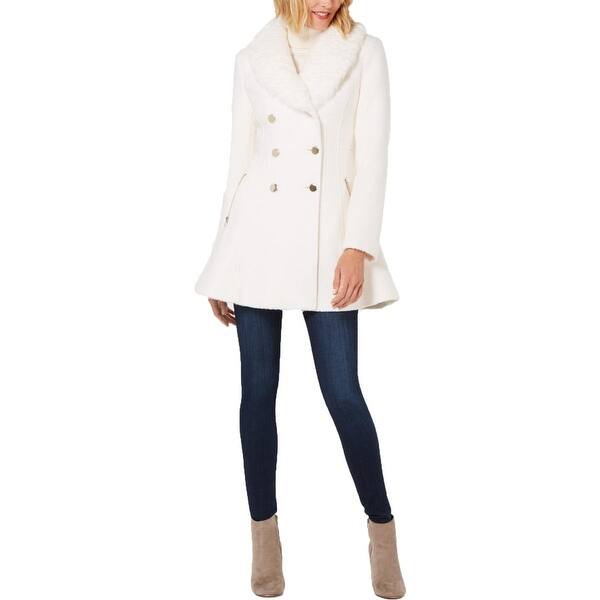 Shop Guess Womens Dress Coat Winter Wool Blend Overstock 29018802