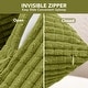 preview thumbnail 85 of 90, Deconovo Throw Pillow Covers, Corduroy Striped Decorative Covers, Set of 4