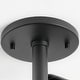 preview thumbnail 5 of 5, Parry - Modern Black Integrated LED Spotlight with Adjustable Light Head, Flush Mount Spotlight and Wall Sconce - 5.12" x 6"
