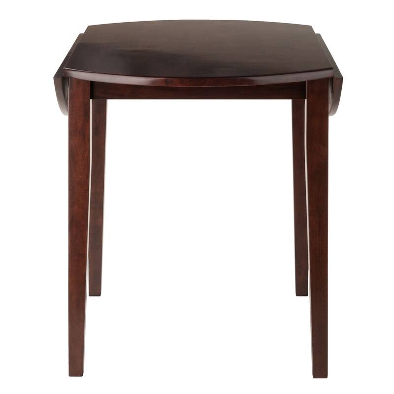 Clayton Round Drop Leaf Dining Table, Walnut - 35.98 x 35.98 x 29.13 inches