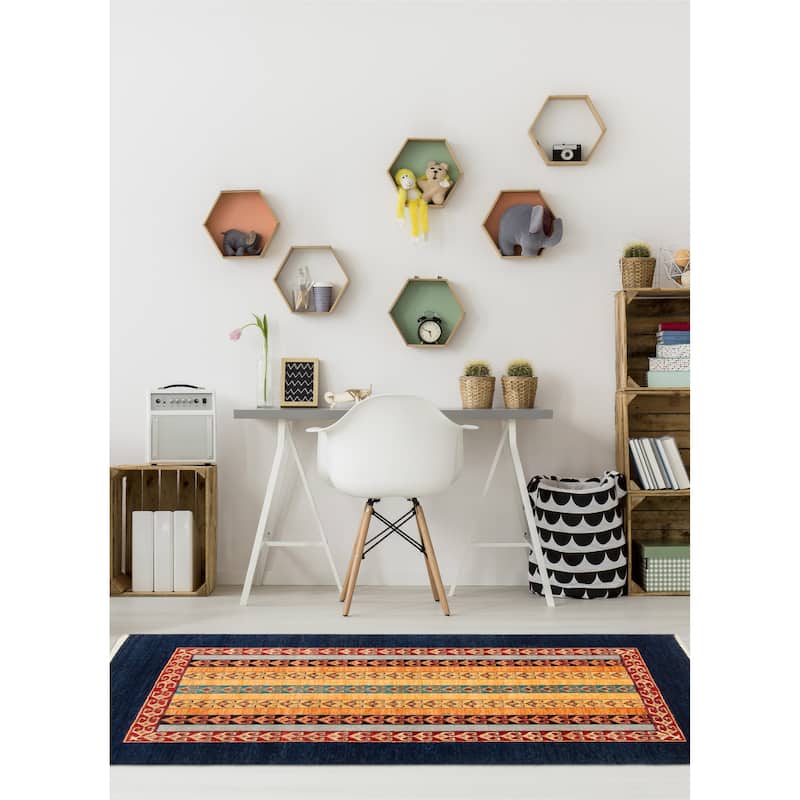 ECARPETGALLERY Hand-knotted Jamshidpour Copper Wool Rug - 3'0 x 5'0