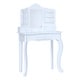 preview thumbnail 10 of 11, Fantasy Fields Little Princess Anna Kids Vanity Table & Stool, White - 24.41" L x 11.81" W x 39.37" H