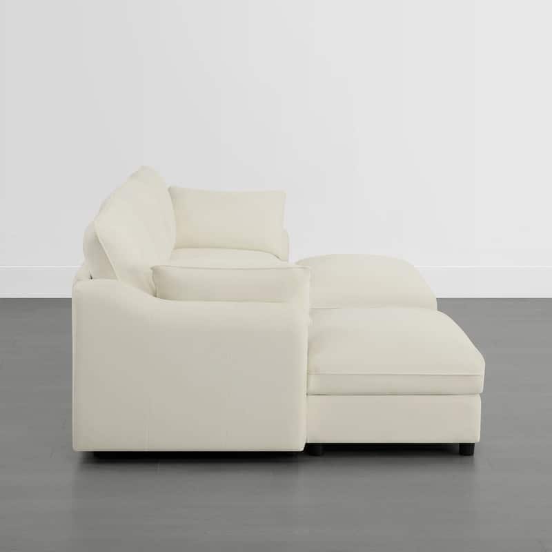 Spruce & Spring Oversized Cloud Modular Sectional Couches for Living Room