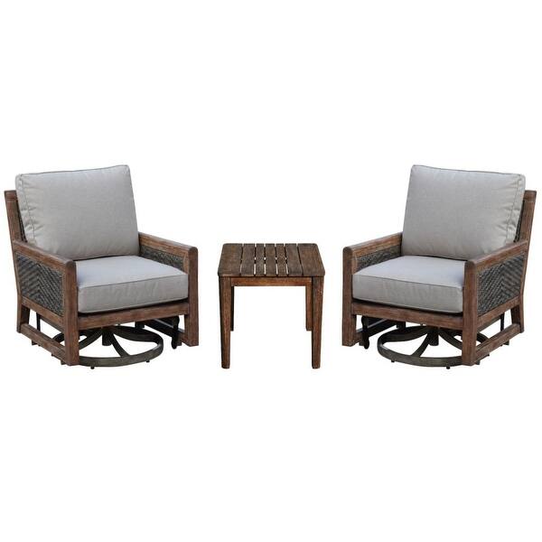 Shop Courtyard Casual Teak Side Table Overstock 31600891