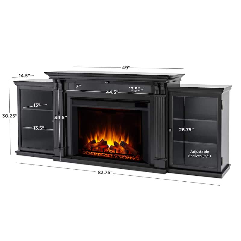 Tracey 84" TV Stand Electric Fireplace by Real Flame