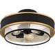 preview thumbnail 3 of 5, Quoizel Semi-Flush Mount 3-Light Semi-Flush Mount in Earth Black