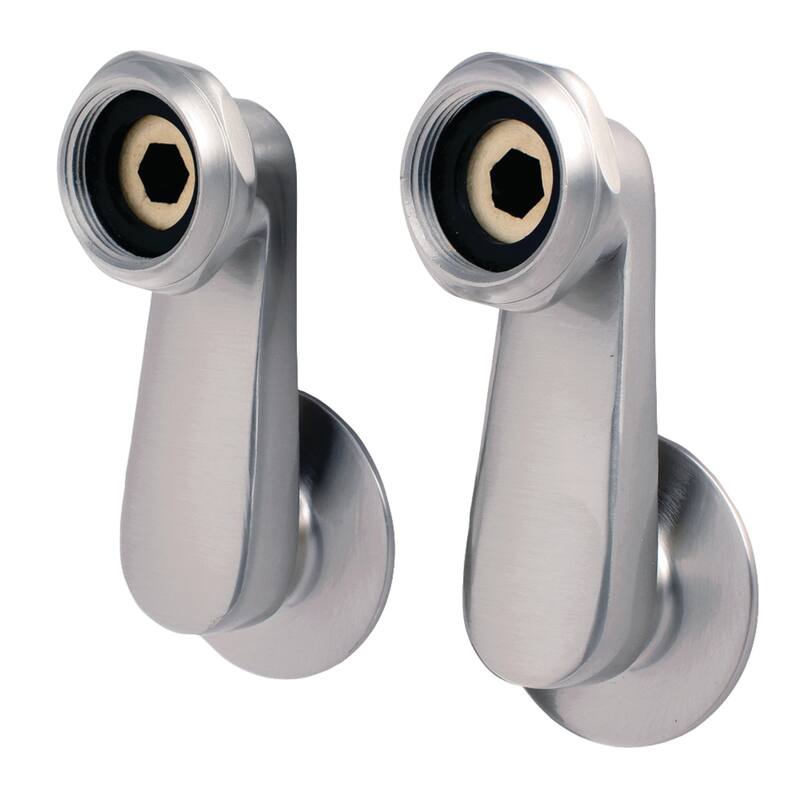 Vintage Swivel Elbows for Tub Faucet - Brushed Nickel