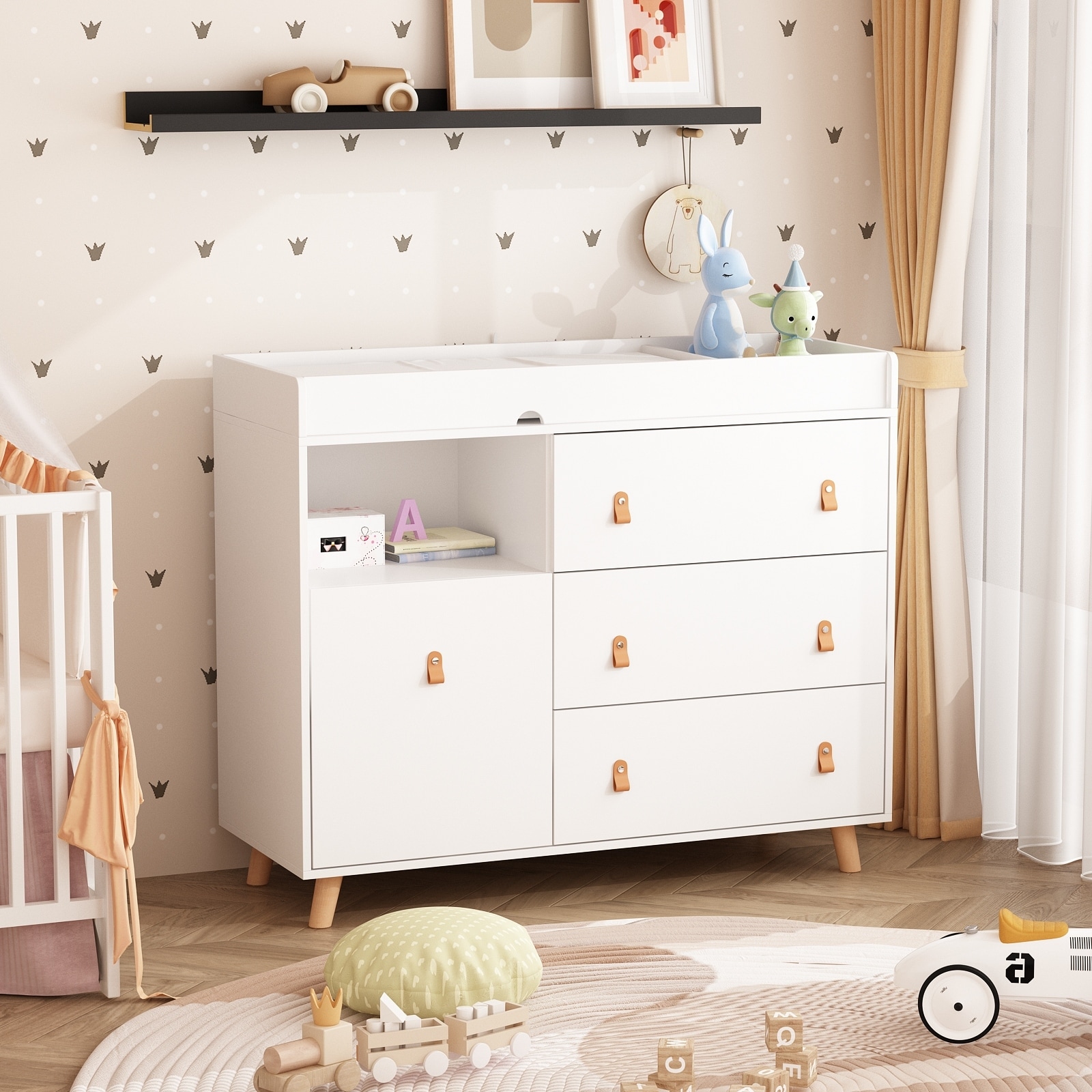 Dresser for on sale baby changing table