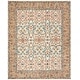 preview thumbnail 2 of 14, SAFAVIEH Handmade Aspen Neva Boho Tribal Wool Rug 10' x 14' - Ivory/Blue - Rectangle