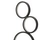preview thumbnail 5 of 5, Lillian 17.25" 3-Light Bohemian Coastal Iron Integrated LED Table Lamp, Black by JONATHAN Y