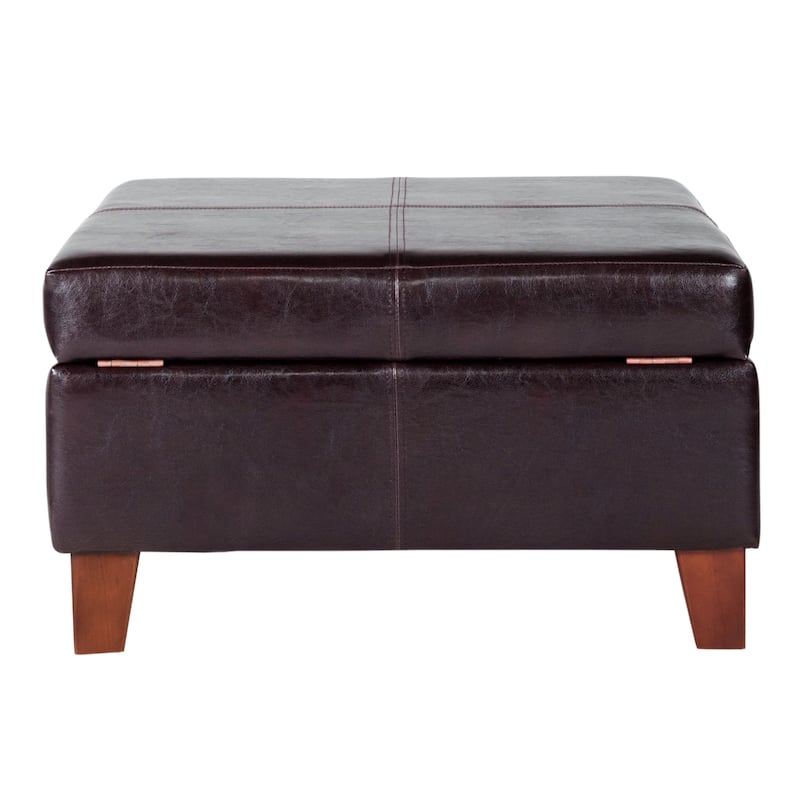 Copper Grove Rillieux Brown Storage Ottoman