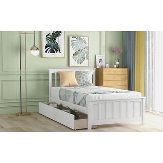 Minimalistic Twin Platform Bed with Durable Construction and Storage Options