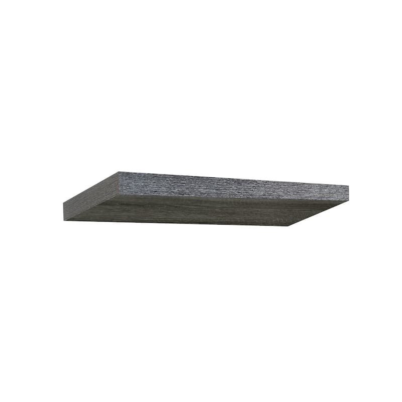 Modern and Contemporary Black Oak Floating Shelf - 23.62*9.25*1.5 inches - black Oak - 23.62*9.25*1.5 inches