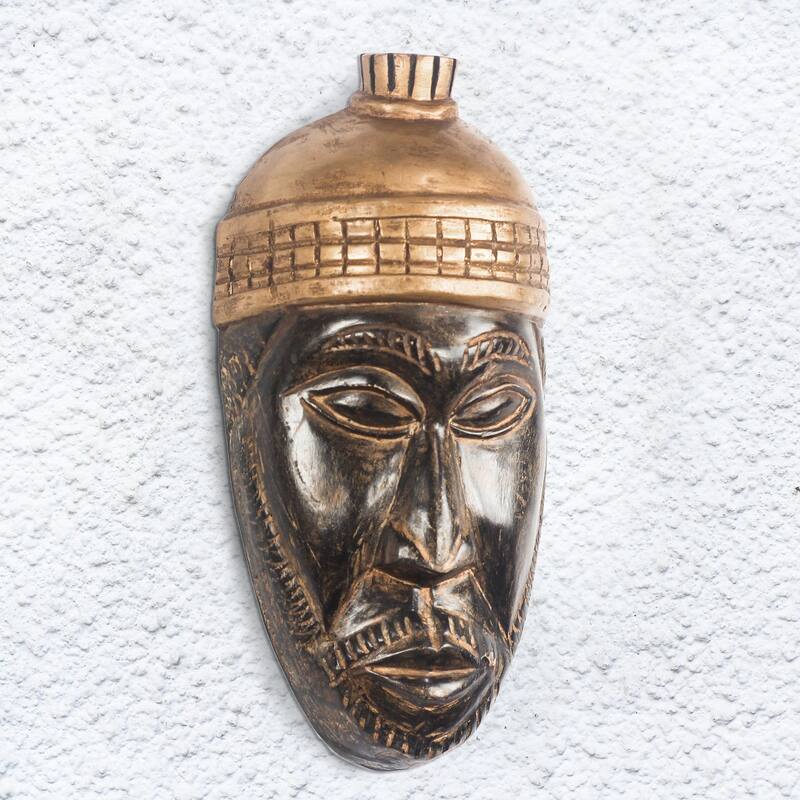 Novica Handmade Oman Hene African Wood Mask