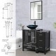 preview thumbnail 13 of 146, 72" Bathroom Vanity Set Glass Ceramic Vessel Sink Side Cabinet Combo