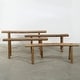 preview thumbnail 7 of 29, Vintage Noodle Bench Weathered Natural (size and finish vary)
