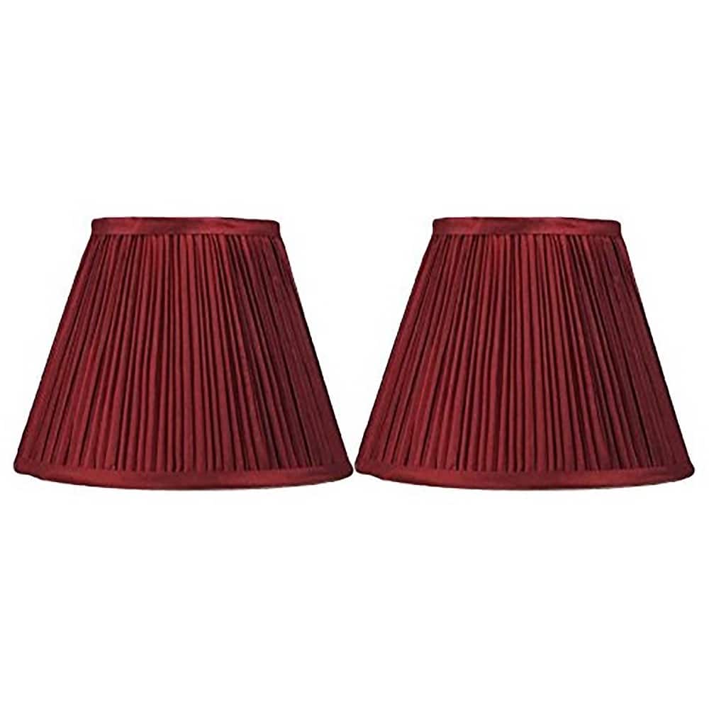 Softback Mushroom Pleated Lamp Shade, 5 inch Top, 9 inch Bottom, 7 inch Slant