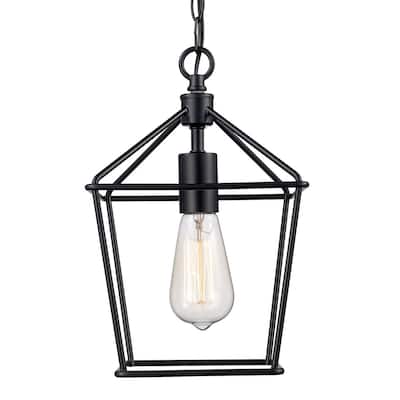 Trans Globe Lighting 8" 1-Light Colonial Indoor Geometric Mini Pendant