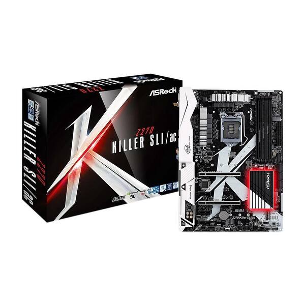 Shop Asrock Z270 Killer Sli Ac Lga 1151 Intel Z270 Hdmi Sata 6gb S Usb 3 0 Atx Motherboards Intel Overstock 28035710