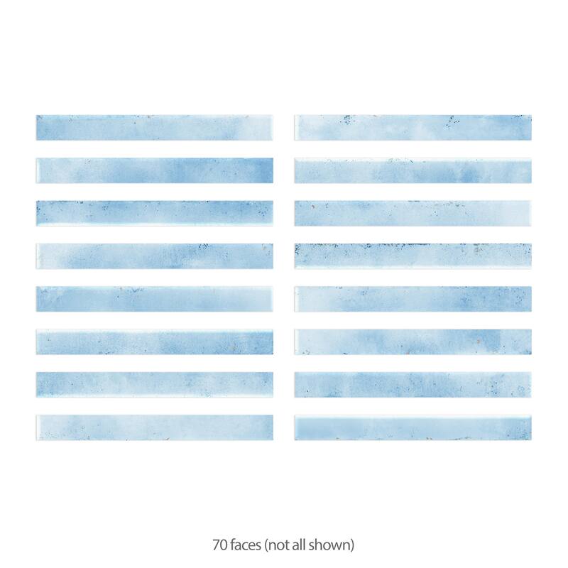 Merola Tile Scottsdale Sky 1-7/8" x 17-3/4" Porcelain Floor and Wall Tile