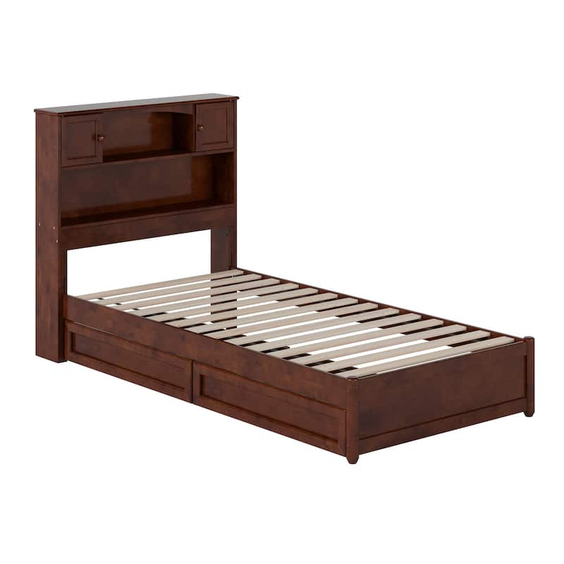 Hadley Platform Bed with Panel Footboard and Storage Drawers