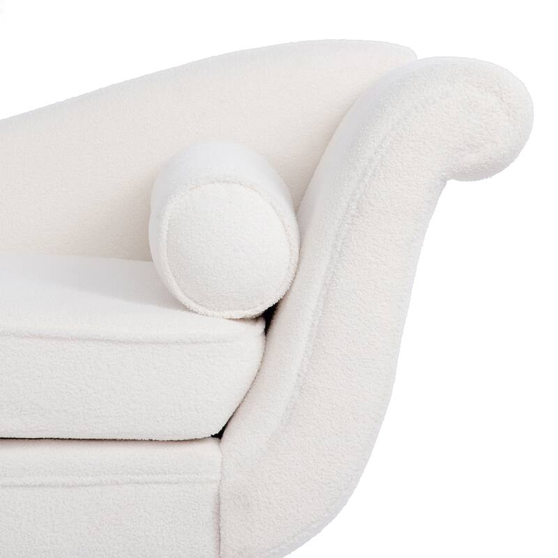 Vintage Chaise Lounge with Scroll Arms by Christopher Knight Home