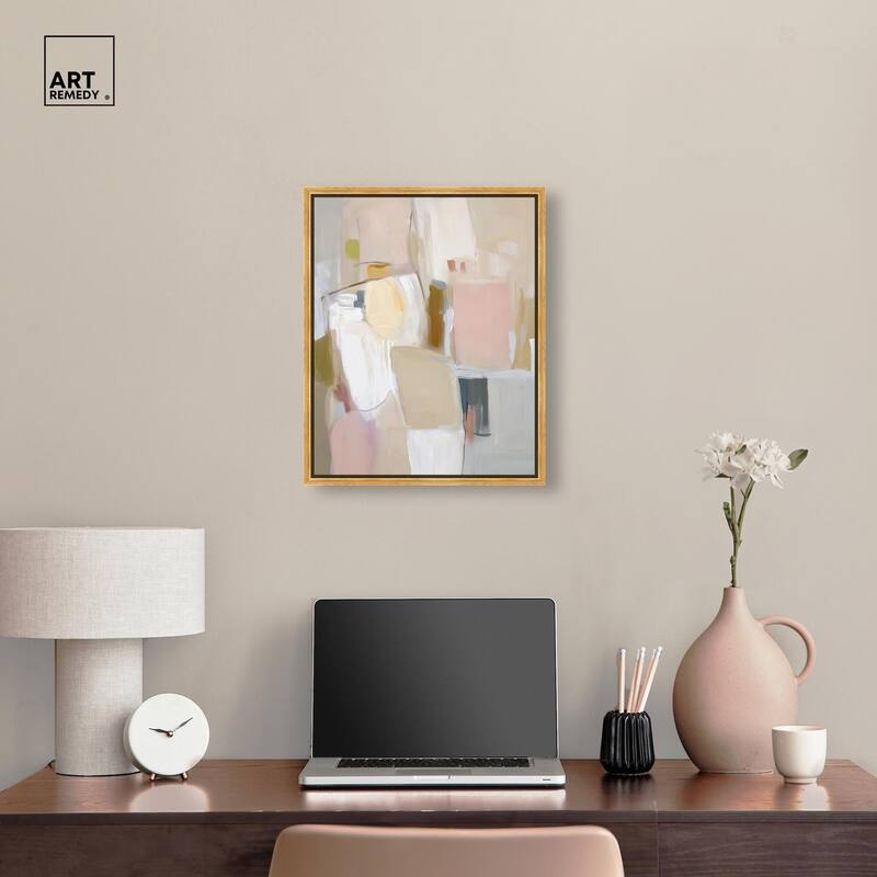 Apricot Cream II Canvas by Art Remedy