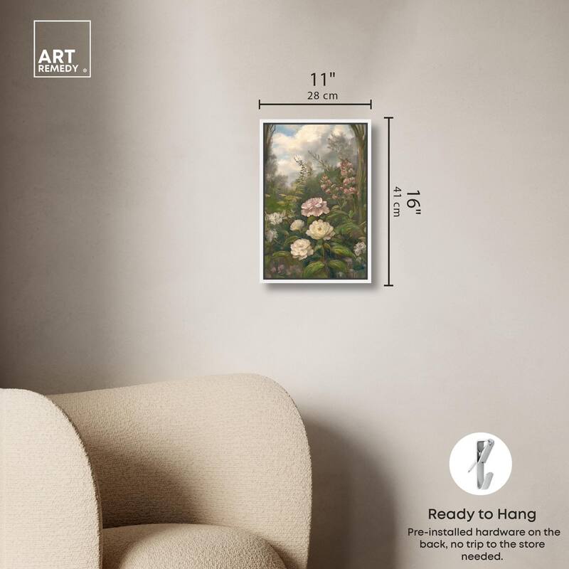 Woodland Bloom Canvas by Art Remedy