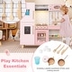 preview thumbnail 5 of 8, Gymax Kitchen Playset for Kids w/ Realistic Lights & Sounds Range Hood