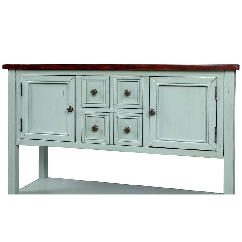 Buffet Sideboard Console Table with Bottom Shelf