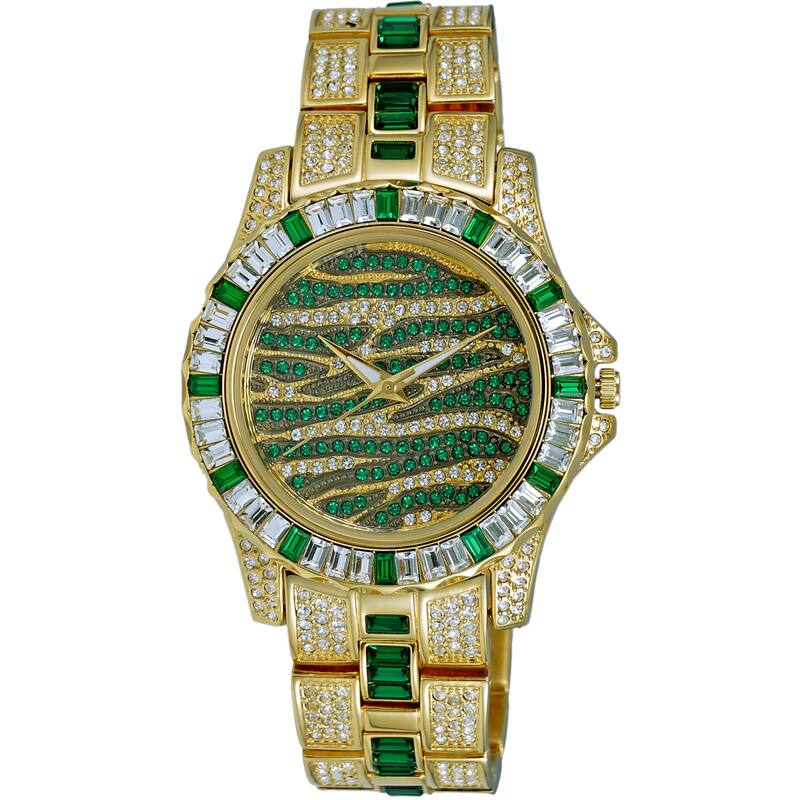 Adee Kaye Men's Chameleon Green Dial Watch - AK1177G - 6 (36)