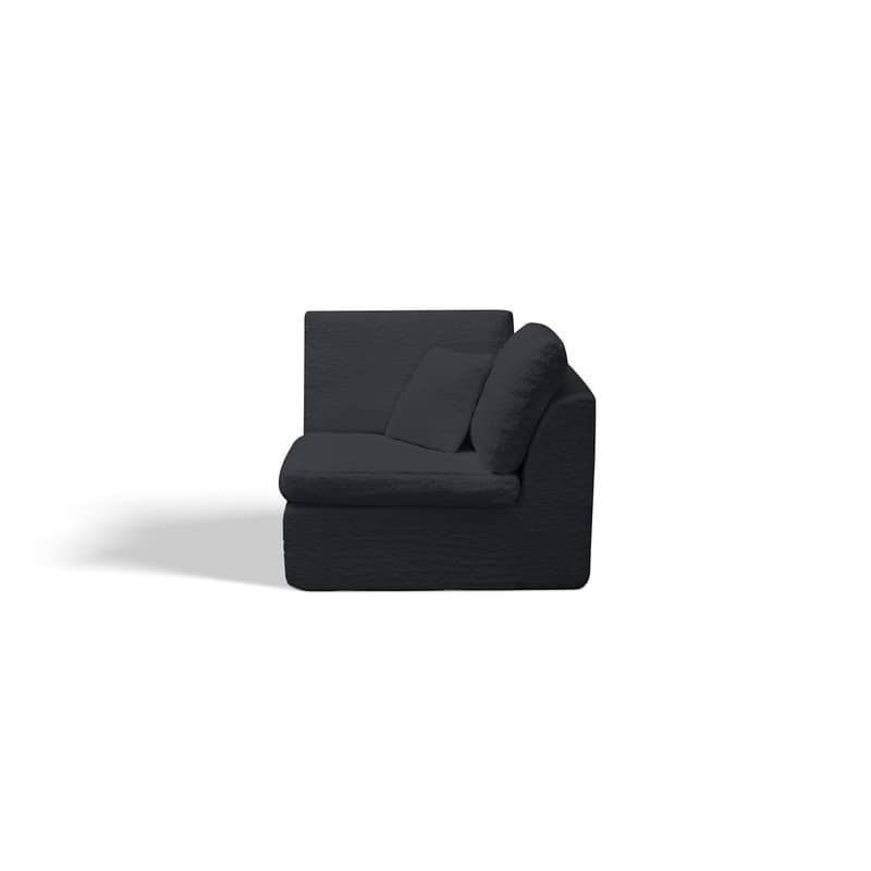 110" Modular L-Shape Cloud Sectional Sofa with Ottoman, 7 Pillows & Non-Slip Design