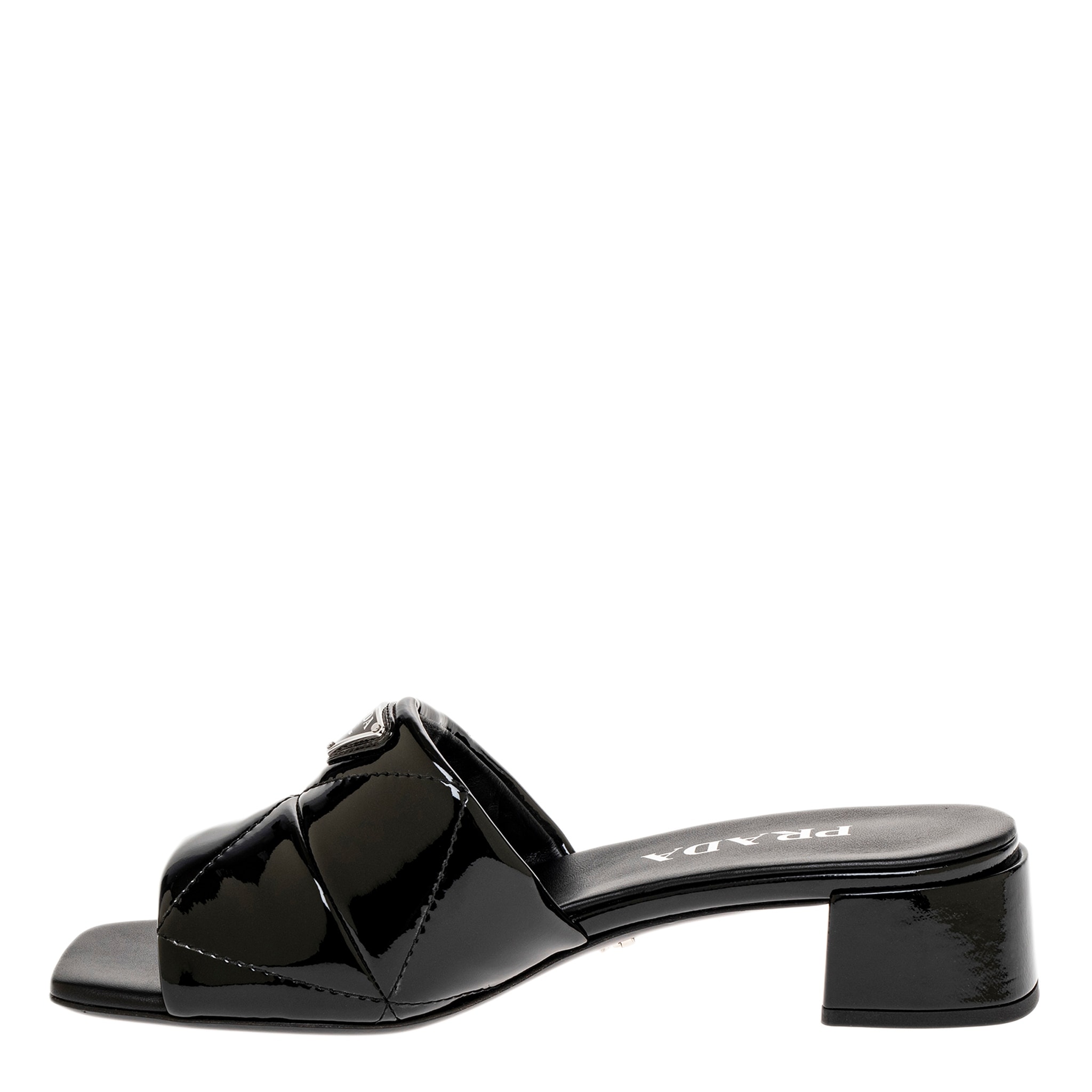 Prada Patent Leather Sandals - Overstock - 43147296