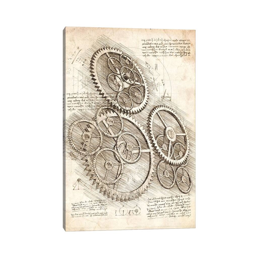 iCanvas "Cogs And Gears" by Cornel Vlad Canvas Print