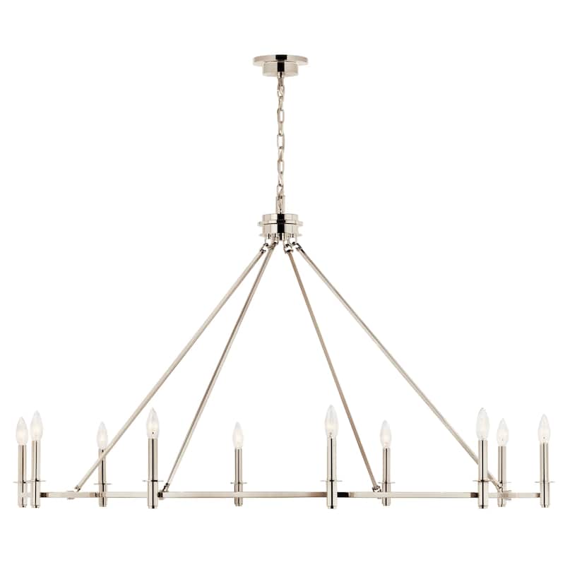 Kichler Lighting Carrick 54.25 in. 10-Light Chandelier