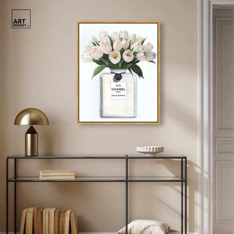 Doll Memories - Floral Happiness Canvas by Art Remedy