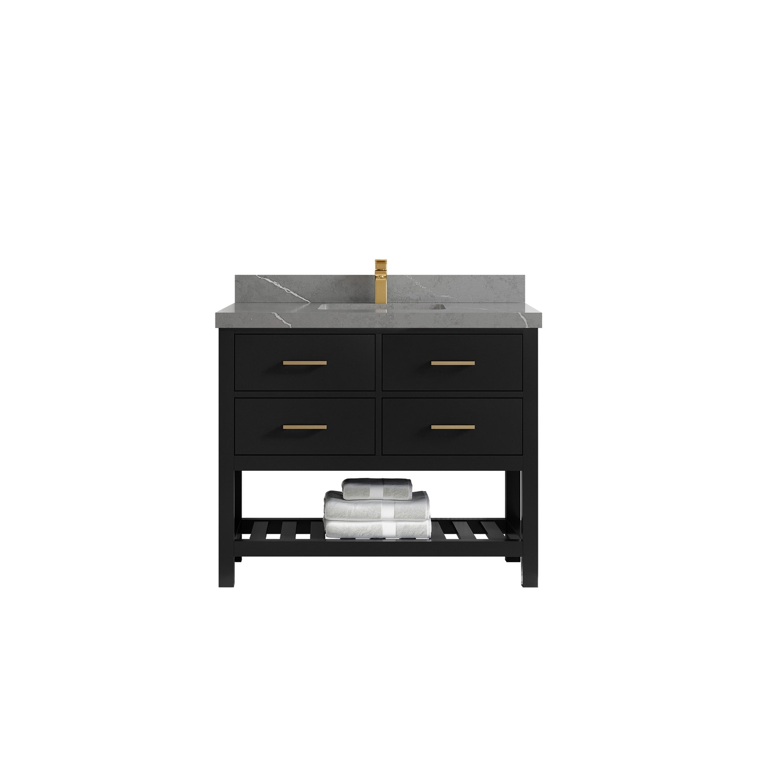 Willow Collections 42 in. W x 22 in. D Parker Single Sink Bathroom Vanity with Countertop