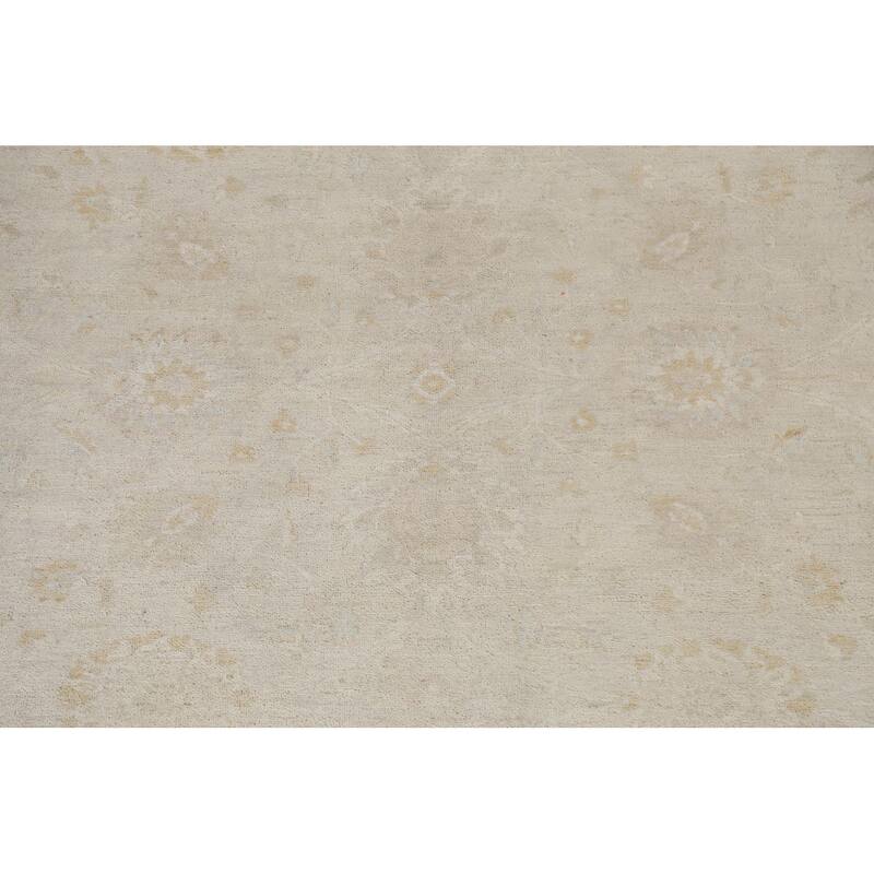 Vegetable Dye Wool Traditional Peshawar Chobi Area Rug Hand-knotted - 7'9" x 9'3"