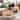 2-Piece Industrial Style Coffee Table with Round Tabletop and Sturdy Metal Legs for Living Room, Office - 1-Piece