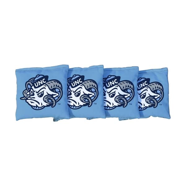 slide 2 of 3, North Carolina Tar Heels Light Blue Cornhole Bags All-Weather Resin Filled