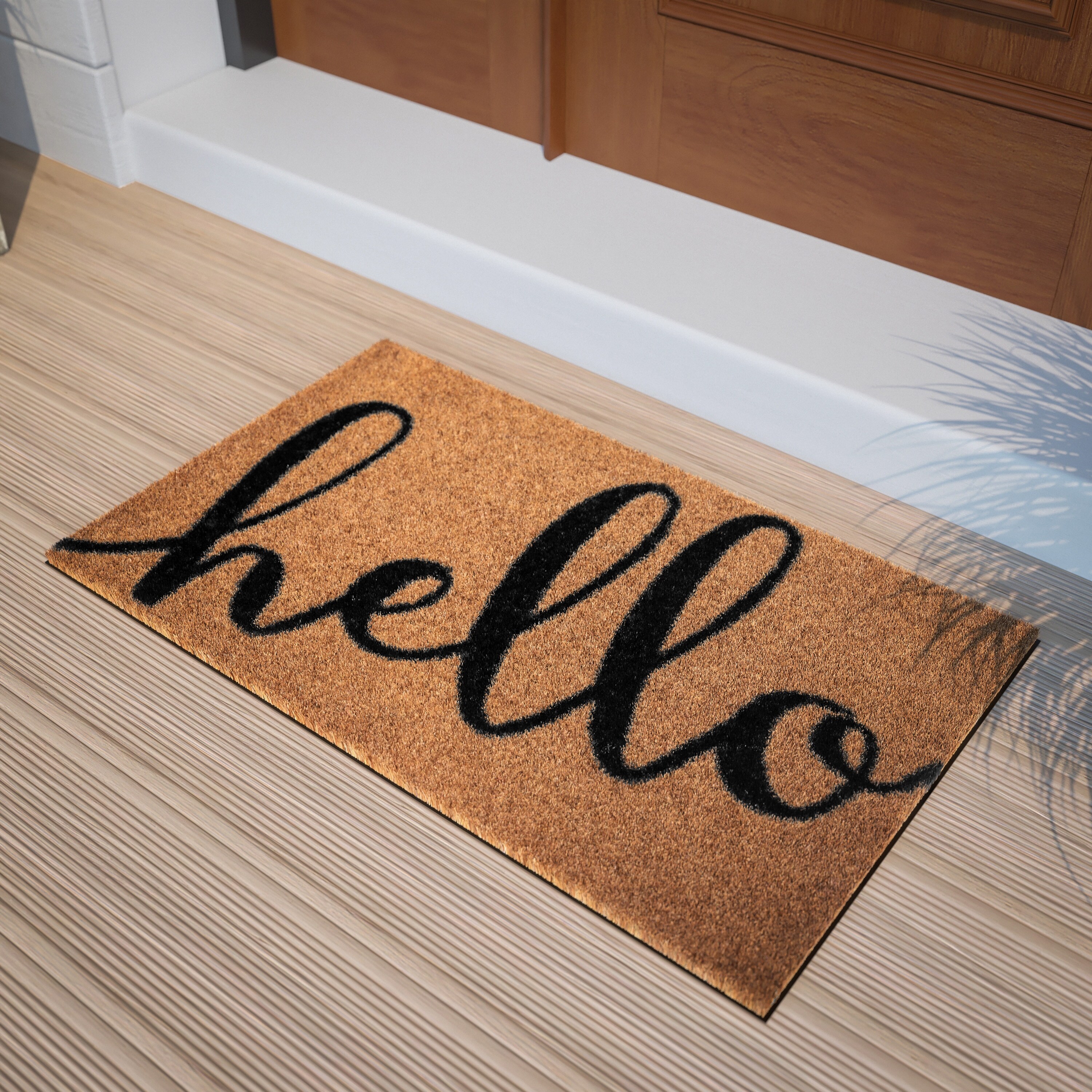 Entryway Door Mat Rug Indoor Outdoor 30x17.5 Welcome Doormat Ultra Absorb  Mud