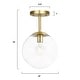 preview thumbnail 32 of 41, Light Society Zeno Globe Ceiling Light
