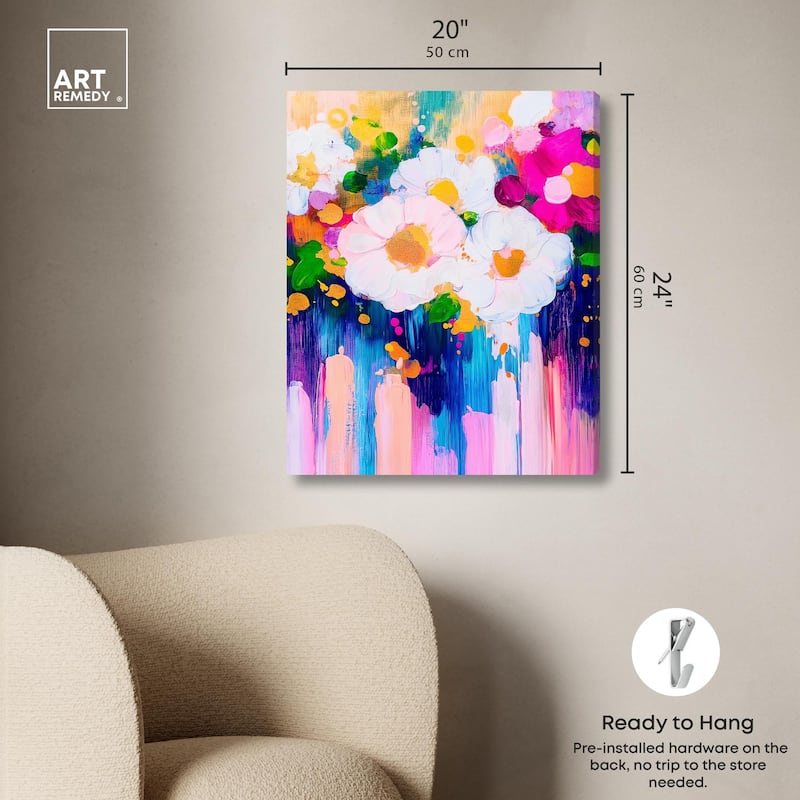 Contrast of Purity II Canvas by Art Remedy, Gallery Wrapped