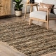 preview thumbnail 8 of 7, Nuloom Julane Striped Jute Tassel Area Rug