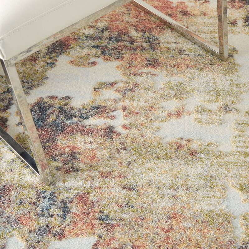 Nourison Trance Abstract Modern High Low Area Rug
