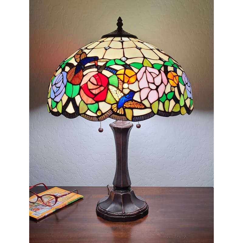 Copper Grove Ghaydah 23-inch Tiffany-style Table Lamp