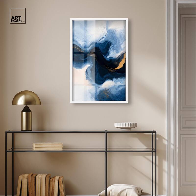 Blue Deep II Shadowbox by Art Remedy