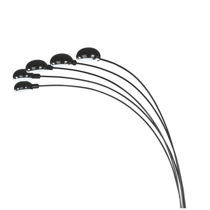 Pascal Satin Black Floor Lamp