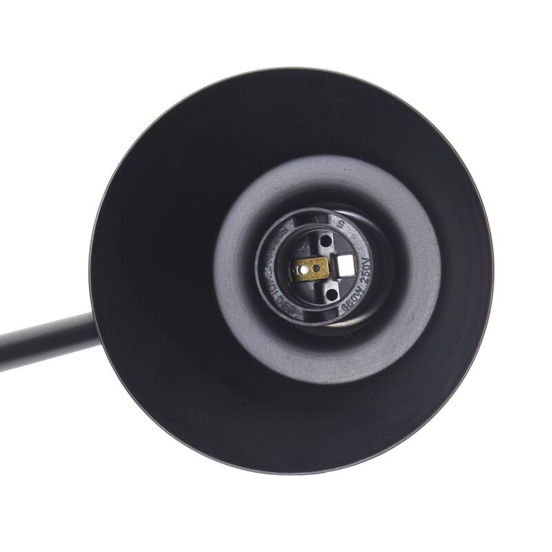 Looped Desk Lamp with Adjustable Shade - 16" - Black